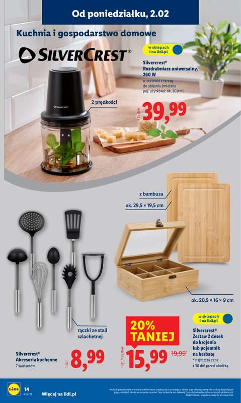 Lidl - gazetka promocyjna Katalog od poniedziałku 02.02 do soboty 07.02 - strona 14
