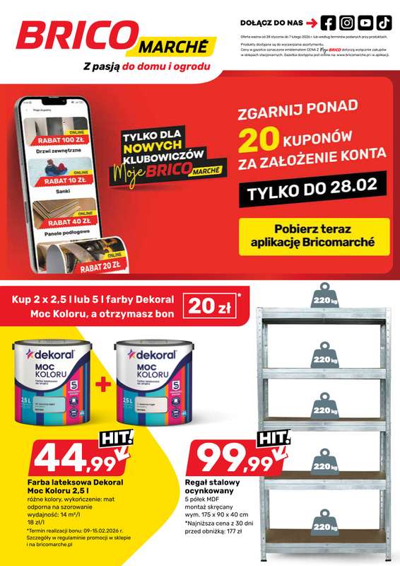Bricomarche - gazetka promocyjna Gazetka  do soboty 07.02