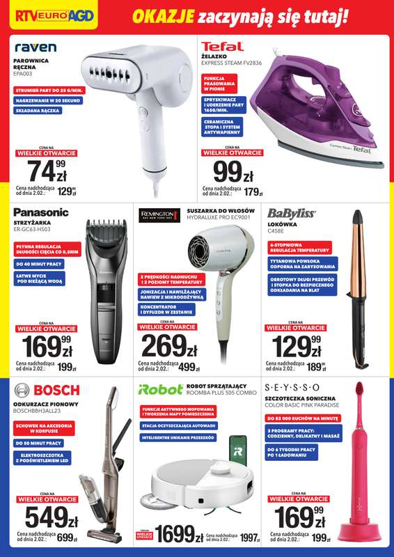 RTV EURO AGD - gazetka promocyjna WIELKIE OTWARCIE! Chorzów od czwartku 29.01 do soboty 31.01 - strona 6