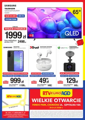 RTV EURO AGD - gazetka promocyjna WIELKIE OTWARCIE! Chorzów od czwartku 29.01 do soboty 31.01 - strona 8