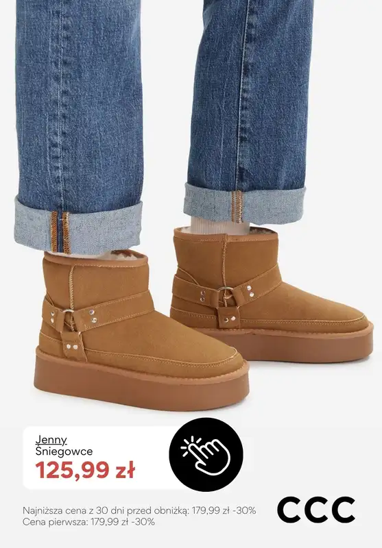 CCC - gazetka promocyjna Śniegowce damskie i mukluki od poniedziałku 26.01  - strona 6