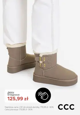 CCC - gazetka promocyjna Śniegowce damskie i mukluki od poniedziałku 26.01  - strona 8