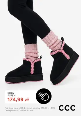 CCC - gazetka promocyjna Śniegowce damskie i mukluki od poniedziałku 26.01  - strona 3