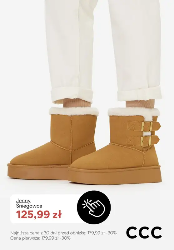 CCC - gazetka promocyjna Śniegowce damskie i mukluki od poniedziałku 26.01  - strona 5