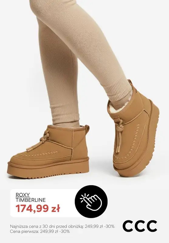 CCC - gazetka promocyjna Śniegowce damskie i mukluki od poniedziałku 26.01  - strona 4