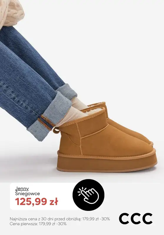 CCC - gazetka promocyjna Śniegowce damskie i mukluki od poniedziałku 26.01  - strona 9