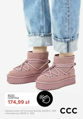 CCC - gazetka promocyjna Śniegowce damskie i mukluki od poniedziałku 26.01  - strona 7
