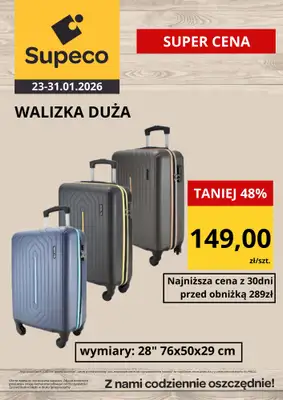 Supeco - gazetka promocyjna Walizki Super ceny od poniedziałku 26.01 do soboty 31.01 - strona 3