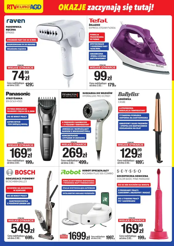 RTV EURO AGD - gazetka promocyjna WIELKIE OTWARCIE! Chorzów od czwartku 29.01 do soboty 31.01 - strona 6