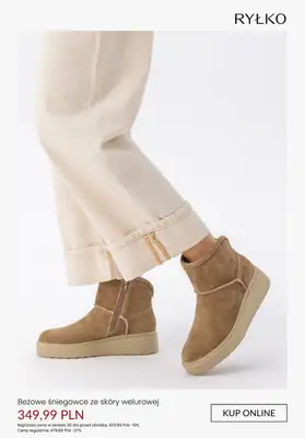 Ryłko - gazetka promocyjna Damskie obuwie ze skóry welurowej od poniedziałku 26.01  - strona 9
