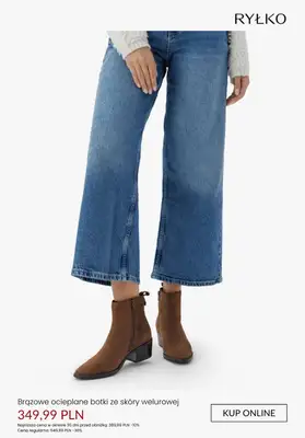 Ryłko - gazetka promocyjna Damskie obuwie ze skóry welurowej od poniedziałku 26.01  - strona 8
