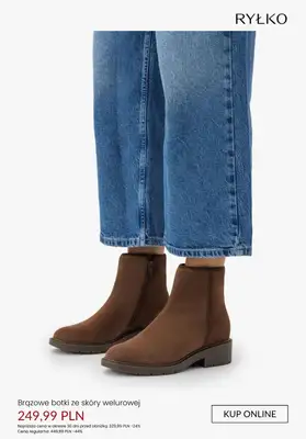 Ryłko - gazetka promocyjna Damskie obuwie ze skóry welurowej od poniedziałku 26.01  - strona 5