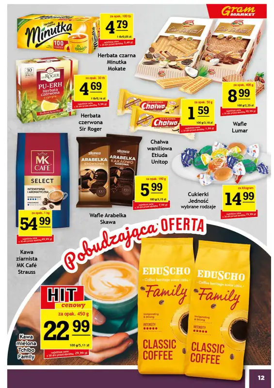 Gram Market - gazetka promocyjna Gazetka od środy 28.01 do wtorku 03.02 - strona 12