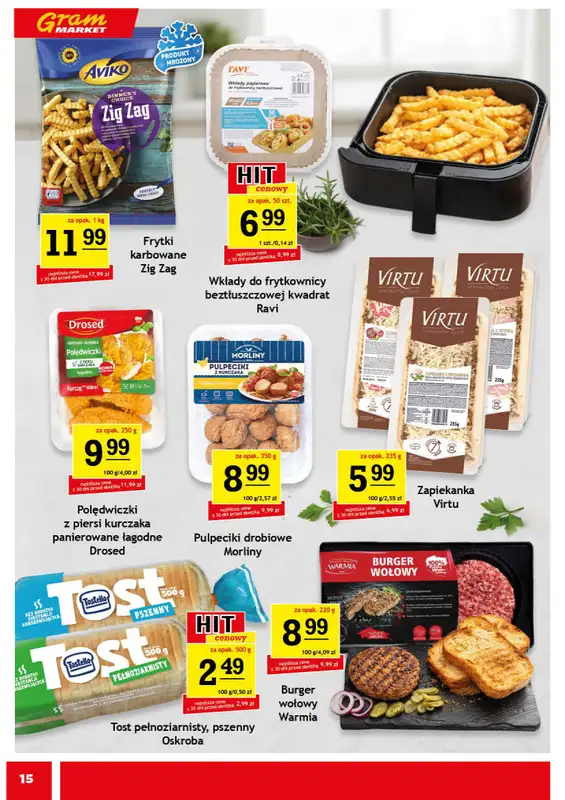 Gram Market - gazetka promocyjna Gazetka od środy 28.01 do wtorku 03.02 - strona 15