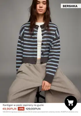 Bershka - gazetka promocyjna Swetry damskie na PROMOCJI od poniedziałku 26.01  - strona 2