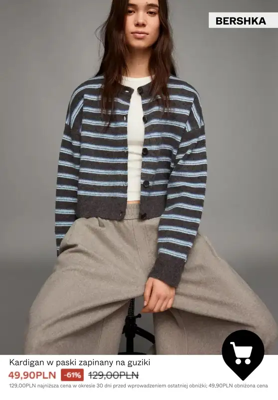 Bershka - gazetka promocyjna Swetry damskie na PROMOCJI od poniedziałku 26.01  - strona 2