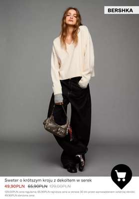 Bershka - gazetka promocyjna Swetry damskie na PROMOCJI od poniedziałku 26.01  - strona 4