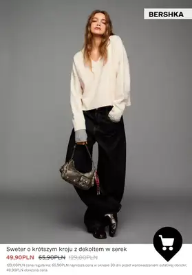 Bershka - gazetka promocyjna Swetry damskie na PROMOCJI od poniedziałku 26.01  - strona 4