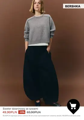 Bershka - gazetka promocyjna Swetry damskie na PROMOCJI od poniedziałku 26.01  - strona 8