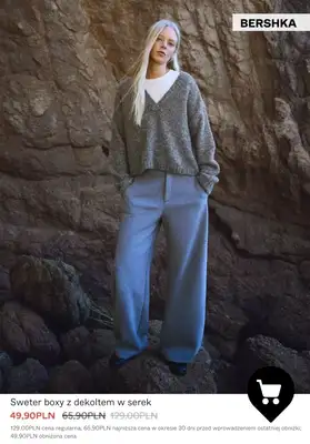 Bershka - gazetka promocyjna Swetry damskie na PROMOCJI od poniedziałku 26.01  - strona 5