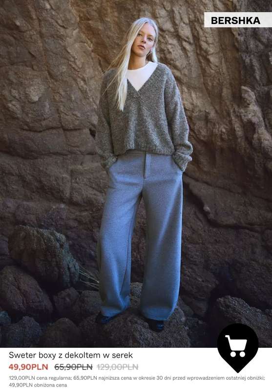 Bershka - gazetka promocyjna Swetry damskie na PROMOCJI od poniedziałku 26.01  - strona 5
