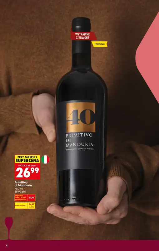 Biedronka - gazetka promocyjna Oferta alkoholowa od poniedziałku 26.01 do soboty 07.02 - strona 4
