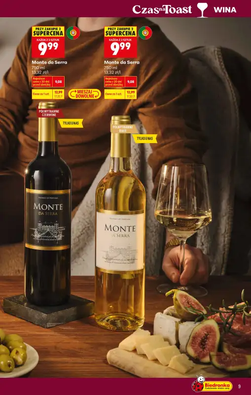 Biedronka - gazetka promocyjna Oferta alkoholowa od poniedziałku 26.01 do soboty 07.02 - strona 9