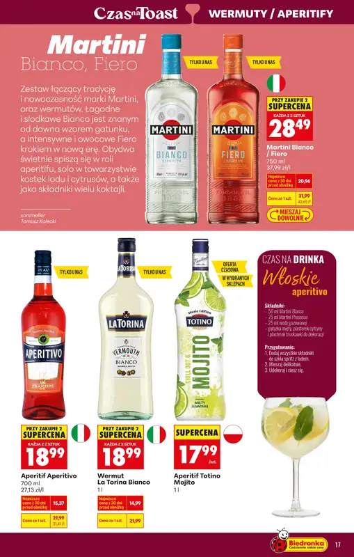 Biedronka - gazetka promocyjna Oferta alkoholowa od poniedziałku 26.01 do soboty 07.02 - strona 17