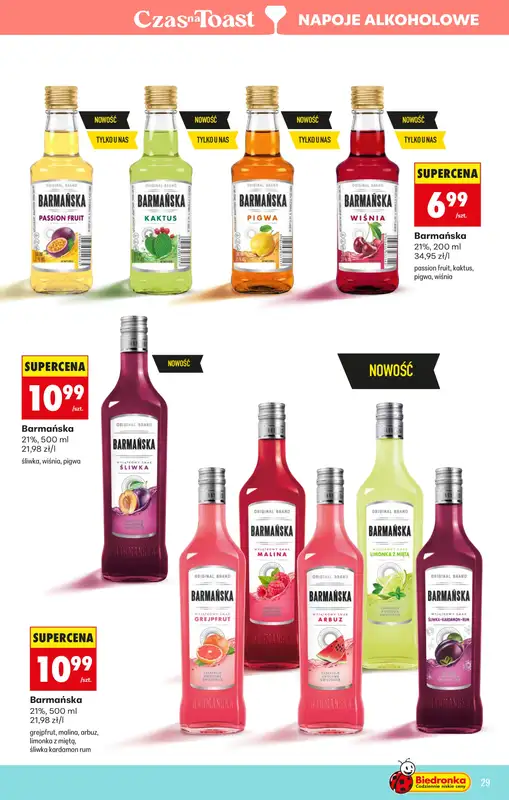 Biedronka - gazetka promocyjna Oferta alkoholowa od poniedziałku 26.01 do soboty 07.02 - strona 29