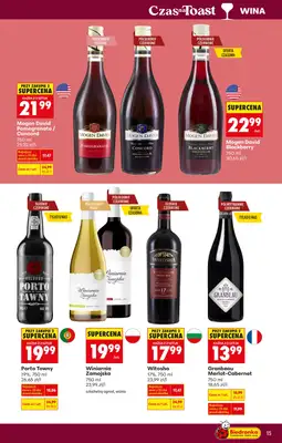 Biedronka - gazetka promocyjna Oferta alkoholowa od poniedziałku 26.01 do soboty 07.02 - strona 15