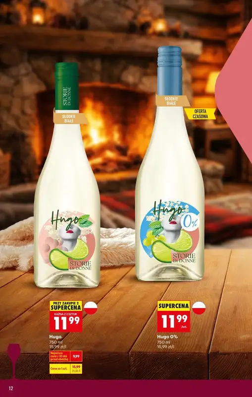 Biedronka - gazetka promocyjna Oferta alkoholowa od poniedziałku 26.01 do soboty 07.02 - strona 12
