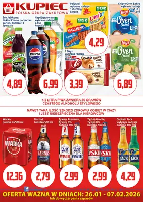 Kupiec - gazetka promocyjna Oferta plakatowa od poniedziałku 26.01 do soboty 07.02 - strona 5