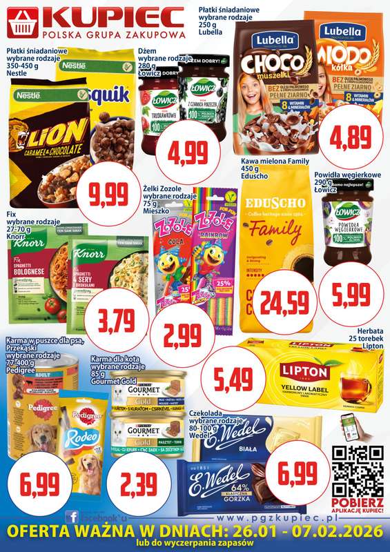 Kupiec - gazetka promocyjna Oferta plakatowa od poniedziałku 26.01 do soboty 07.02 - strona 3