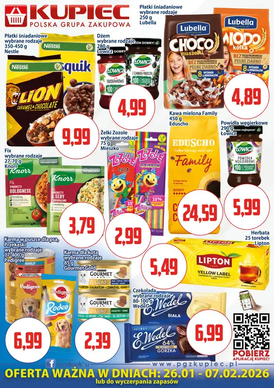 Kupiec - gazetka promocyjna Oferta plakatowa od poniedziałku 26.01 do soboty 07.02 - strona 3