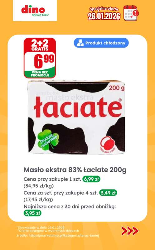 Dino - gazetka promocyjna Specjalna oferta na 26.01.2026 - promocje spoza gazetki od poniedziałku 26.01 do poniedziałku 26.01 - strona 7