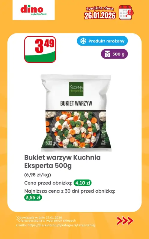 Dino - gazetka promocyjna Specjalna oferta na 26.01.2026 - promocje spoza gazetki od poniedziałku 26.01 do poniedziałku 26.01 - strona 9