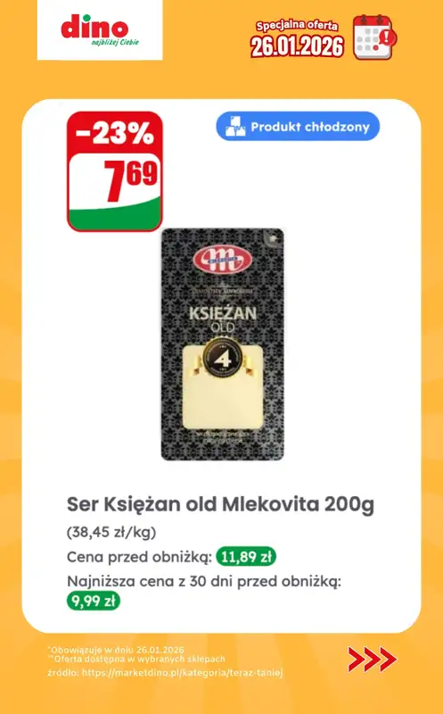 Dino - gazetka promocyjna Specjalna oferta na 26.01.2026 - promocje spoza gazetki od poniedziałku 26.01 do poniedziałku 26.01 - strona 6