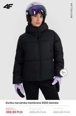 Kurtka narciarska membrana 5000 damska
