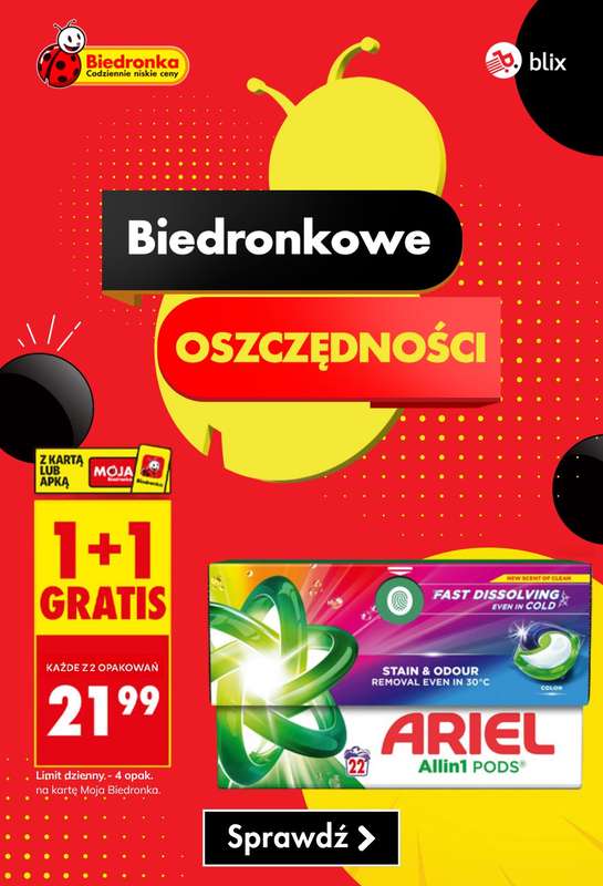 Biedronka - gazetka promocyjna Biedronkowe oszczędności od poniedziałku 26.01 do środy 28.01