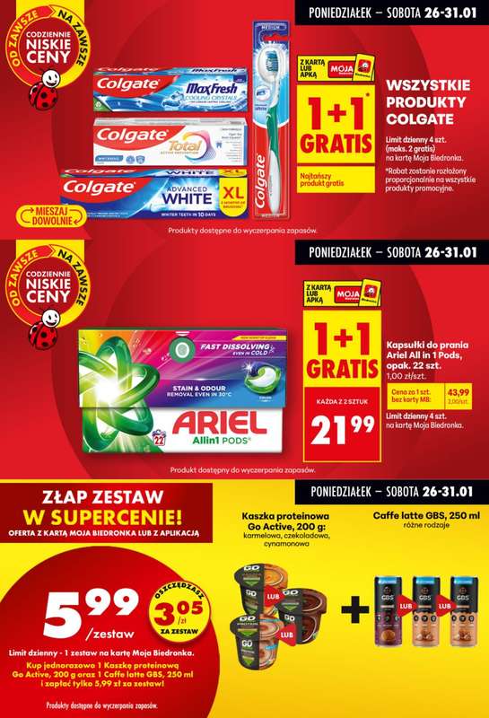 Biedronka - gazetka promocyjna Biedronkowe oszczędności od poniedziałku 26.01 do środy 28.01 - strona 7