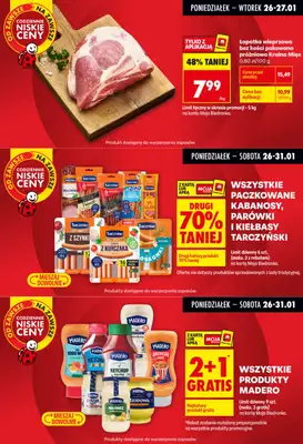 Biedronka - gazetka promocyjna Biedronkowe oszczędności od poniedziałku 26.01 do środy 28.01 - strona 5