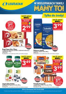 LEWIATAN - gazetka promocyjna Kupuj i zyskaj więcej od czwartku 29.01 do środy 04.02