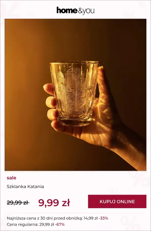 home&you - gazetka promocyjna SALE: kuchnia i jadalnia do -90% od poniedziałku 26.01 do poniedziałku 02.02 - strona 8