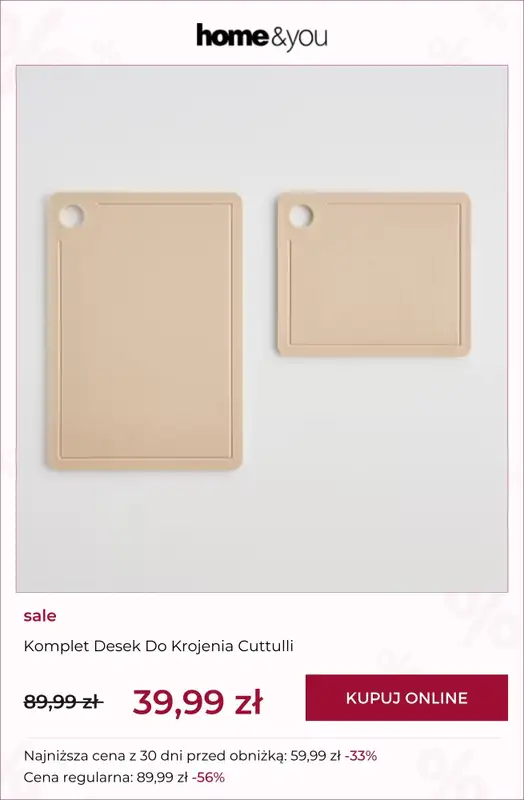 home&you - gazetka promocyjna SALE: kuchnia i jadalnia do -90% od poniedziałku 26.01 do poniedziałku 02.02 - strona 4