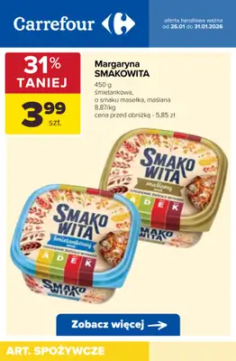 Carrefour - gazetka promocyjna Produkty na KANAPKI - promocje od wtorku 27.01 do soboty 31.01 - strona 6