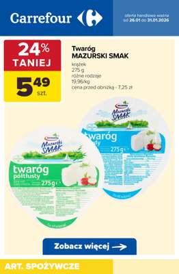 Carrefour - gazetka promocyjna Produkty na KANAPKI - promocje od wtorku 27.01 do soboty 31.01 - strona 7