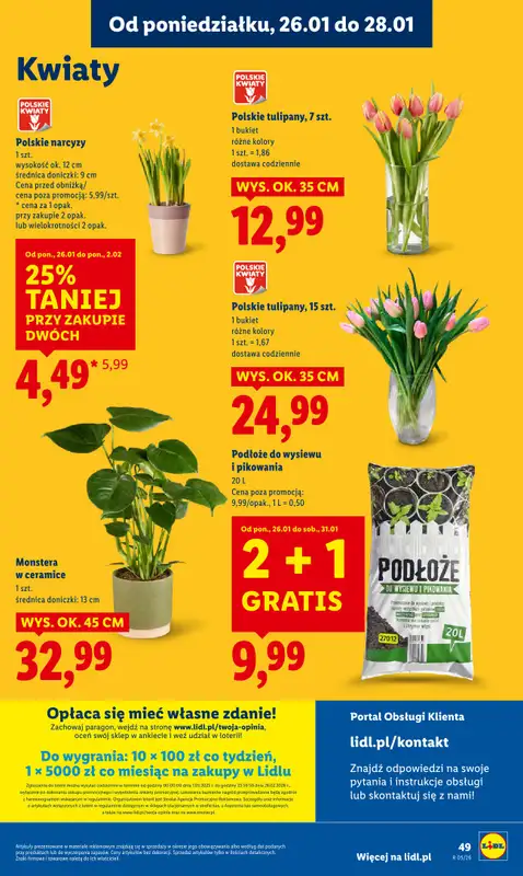 Lidl - gazetka promocyjna Oferta od poniedziałku od poniedziałku 26.01 do środy 28.01 - strona 49
