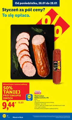 Lidl - gazetka promocyjna Oferta od poniedziałku od poniedziałku 26.01 do środy 28.01 - strona 4