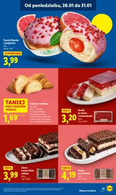 Lidl - gazetka promocyjna Oferta od poniedziałku od poniedziałku 26.01 do środy 28.01 - strona 25