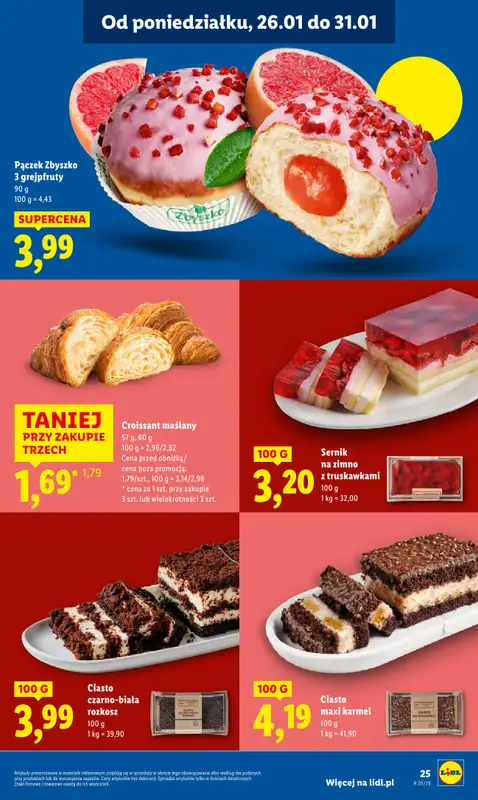 Lidl - gazetka promocyjna Oferta od poniedziałku od poniedziałku 26.01 do środy 28.01 - strona 25